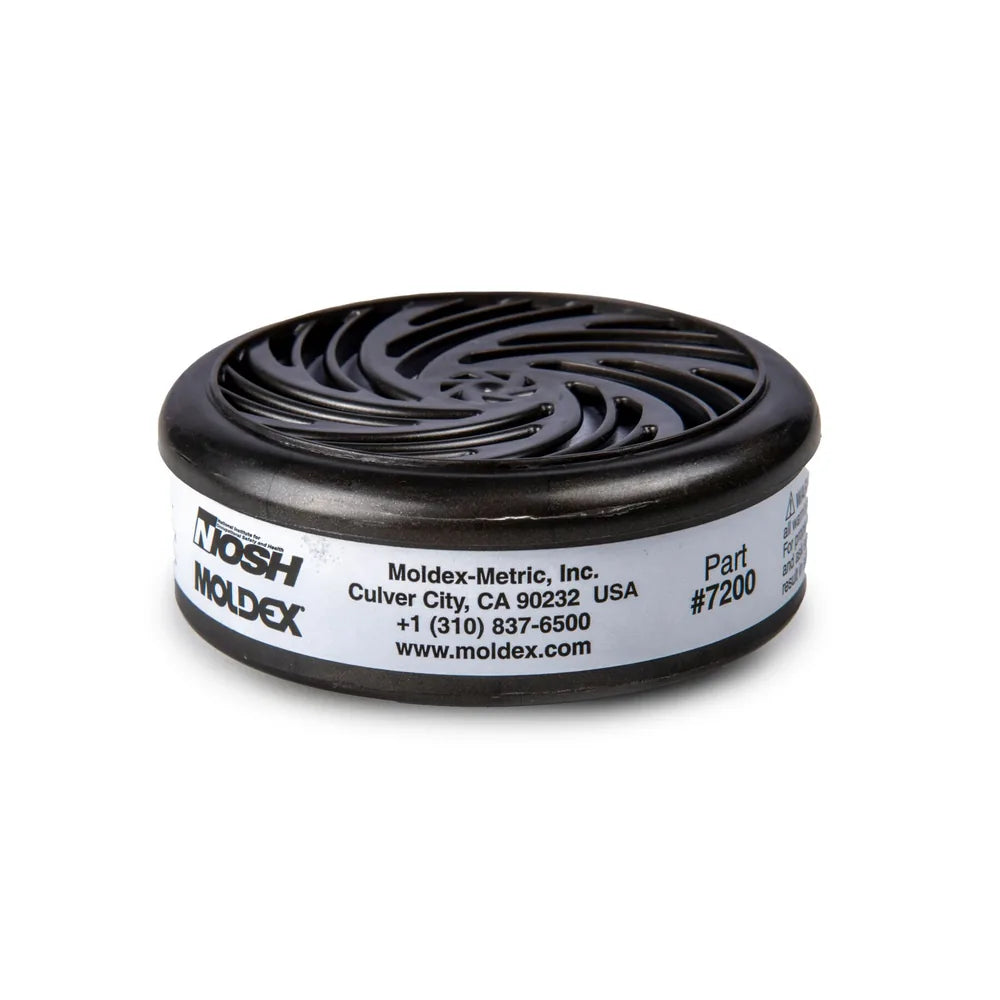 Acid Gas Cartridges for 7000 Series Half Mask & 9000 Series Full Face Respirators (Moldex™ 7200)