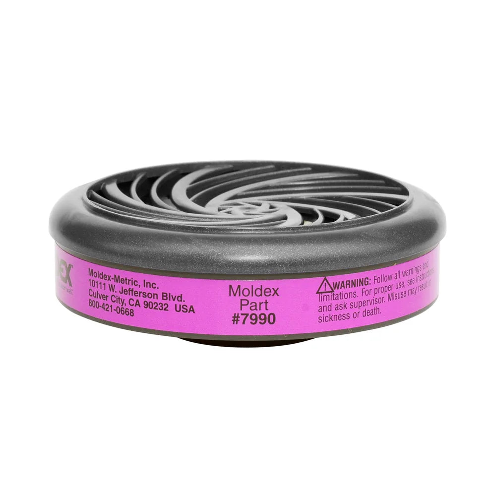 P100 Cartridge Filters for 7000 Series Half Mask & 9000 Series Full Face Respirators (Moldex™ 7990)