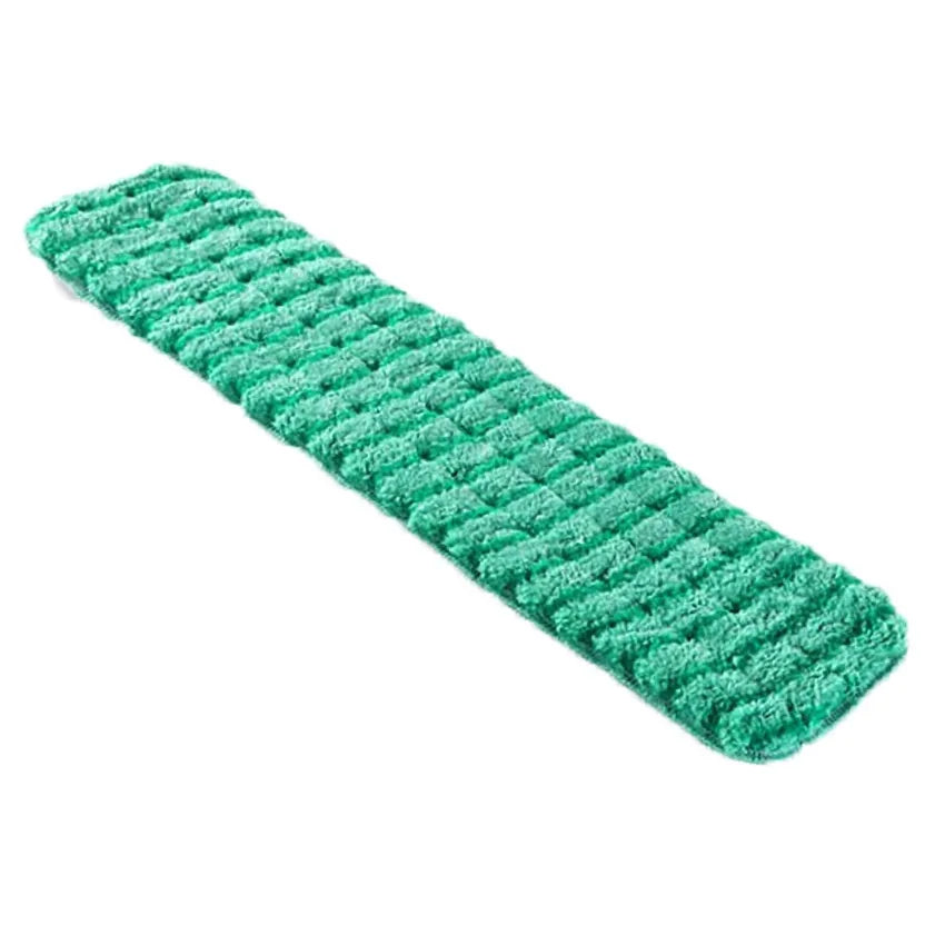 Flat Scrubbing Mop, 18", Microfiber, Green, 12each/bag, 8bags/carton (Raxwell RJF1019)