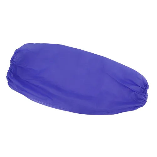Vinyl Sleeves; 18" Blue w/ elastic ends; 6.3 Mil Compliant with FFDCA requirements for use in foodservice 288each/carton (Raxwell RSB18VSLVB)