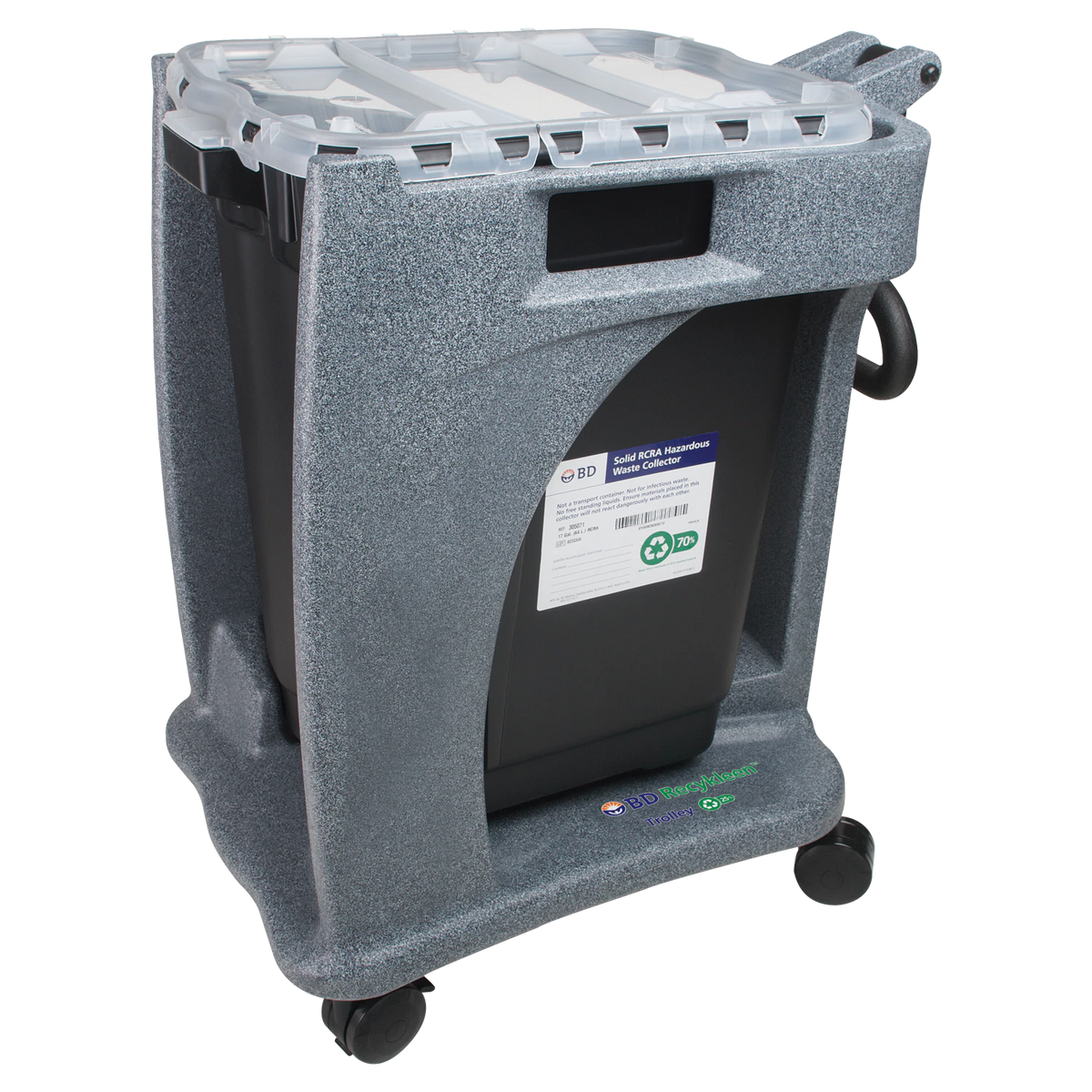 BD Sharps Recykleen™ Collector Trolleys: Basic 17/19 Gallon Recykleen Trolley
