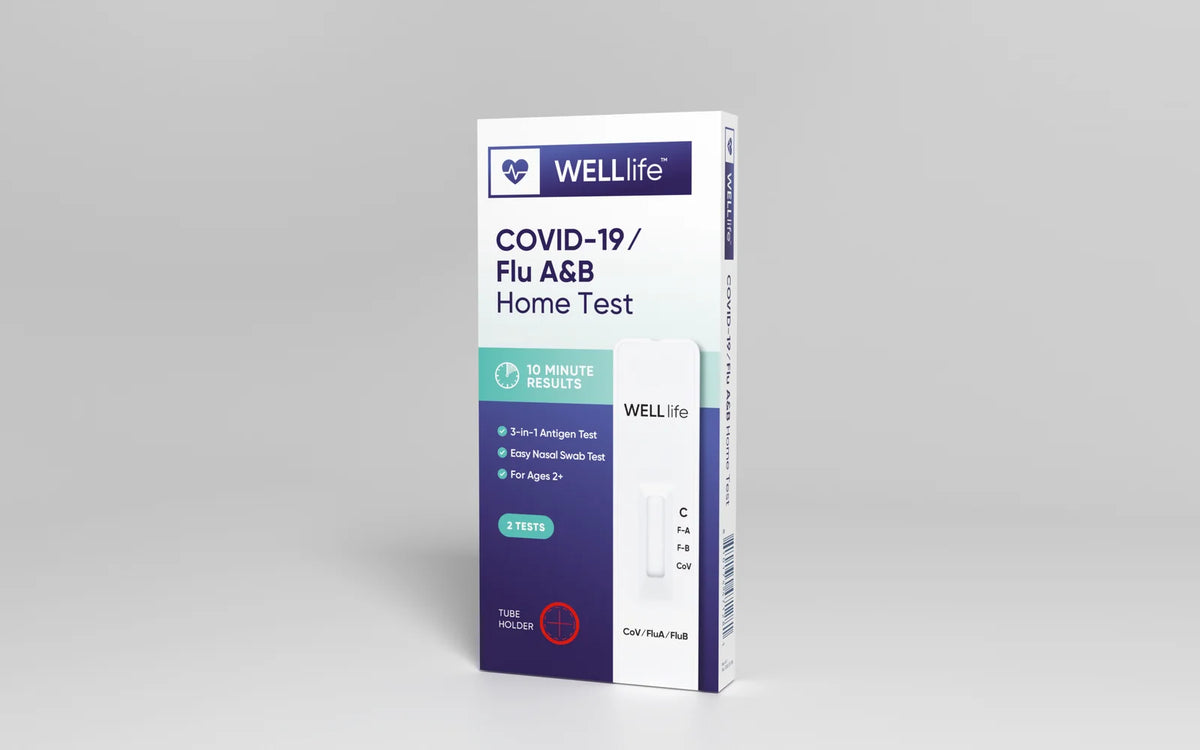 WELLlife™ COVID-19 / Influenza A&B Home Test (1 Test/Kit)
