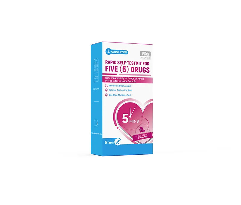 GenaCheck Rapid Self-Test Kit for Five (5)-Drug Test