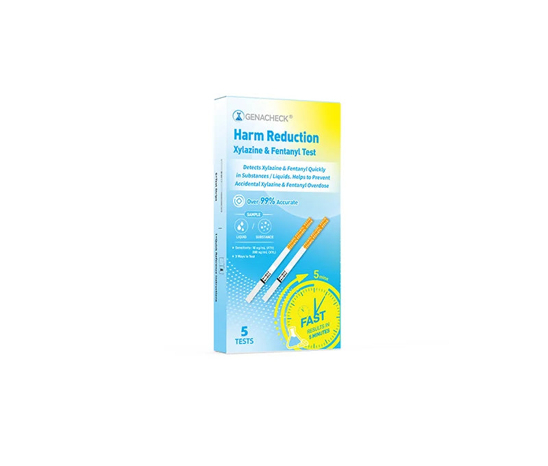 GenaCheck™ Harm Reduction Xylazine & Fentanyl Test Strip