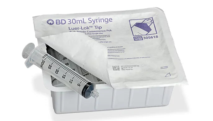BD SYRINGE 30ML LL TIP CONV PAK