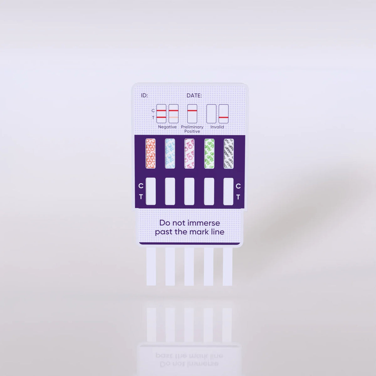 10-Panel Dip Card; AMP, BAR, BUP, BZO, COC, mAMP, MTD, OPI, OXY, THC