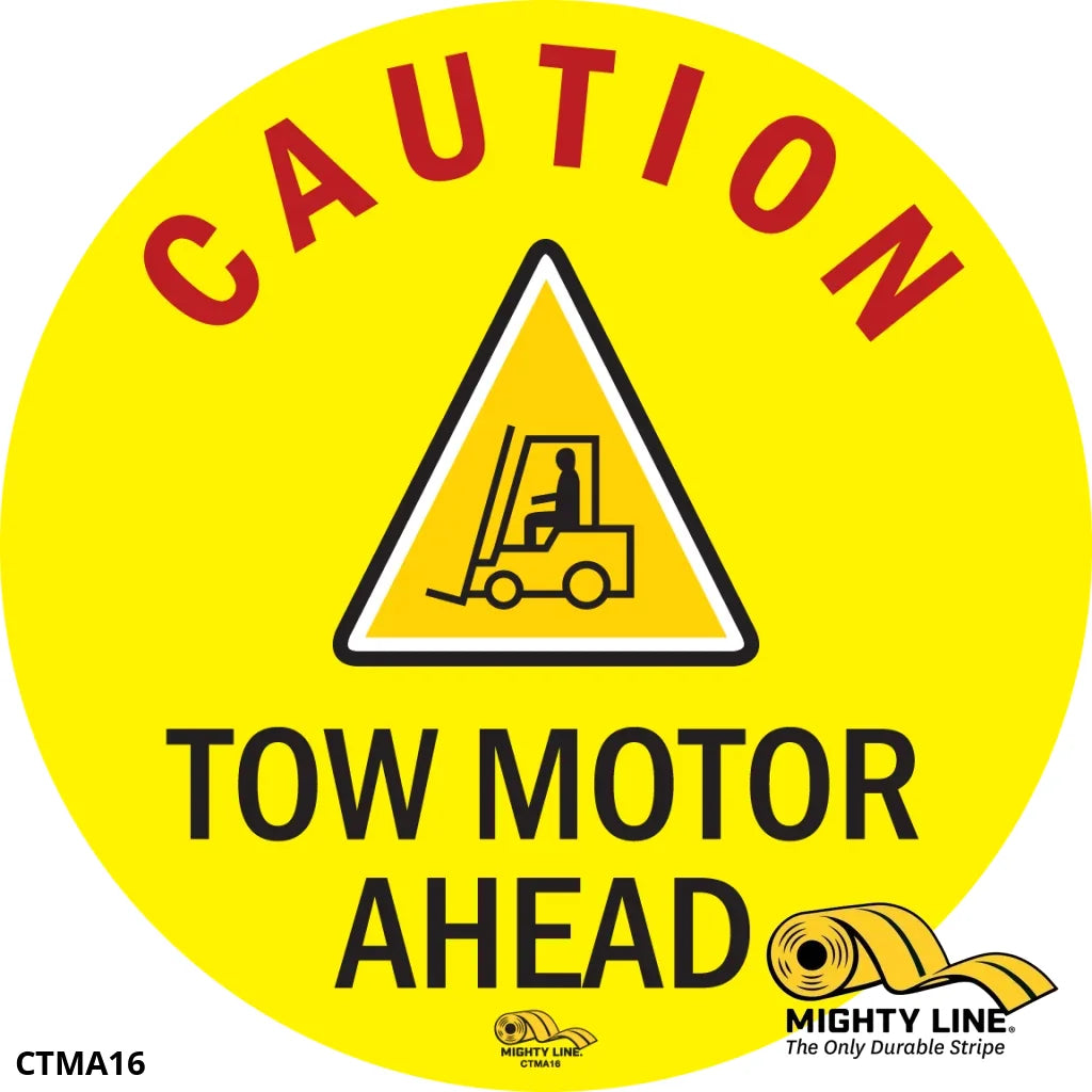 ShieldMark CAUTIONTOWMOTOR16