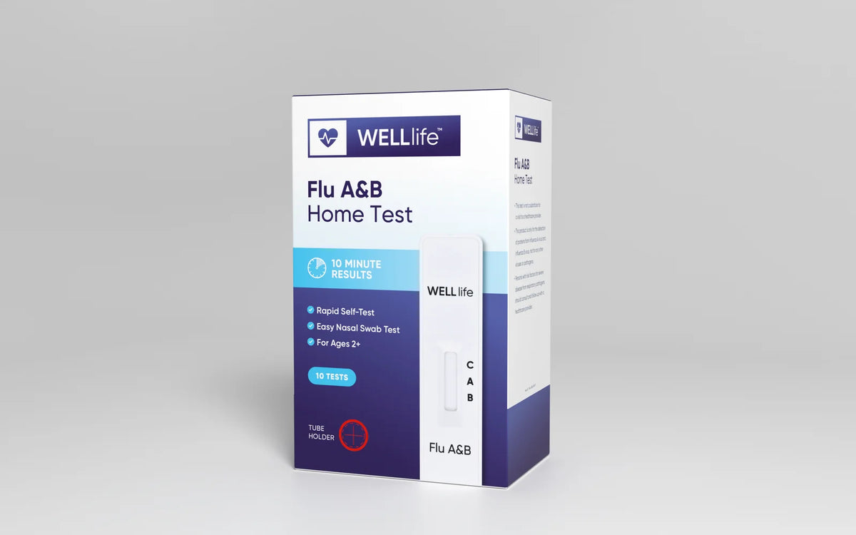 WELLlife™ Flu A&B Home Test (10 Tests/Kit)