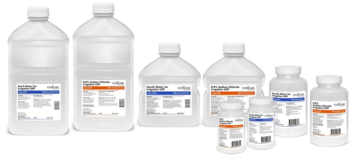 Sterile Water for Irrigation not for injection - 250mL Bottle