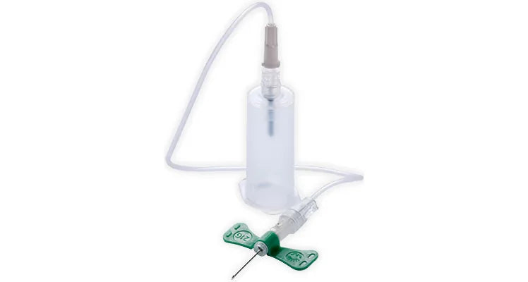 BD Vacutainer® Push Button Blood Collection Set 21 Gauge 3/4 Inch Needle Length Safety Needle 12 Inch Tubing Sterile