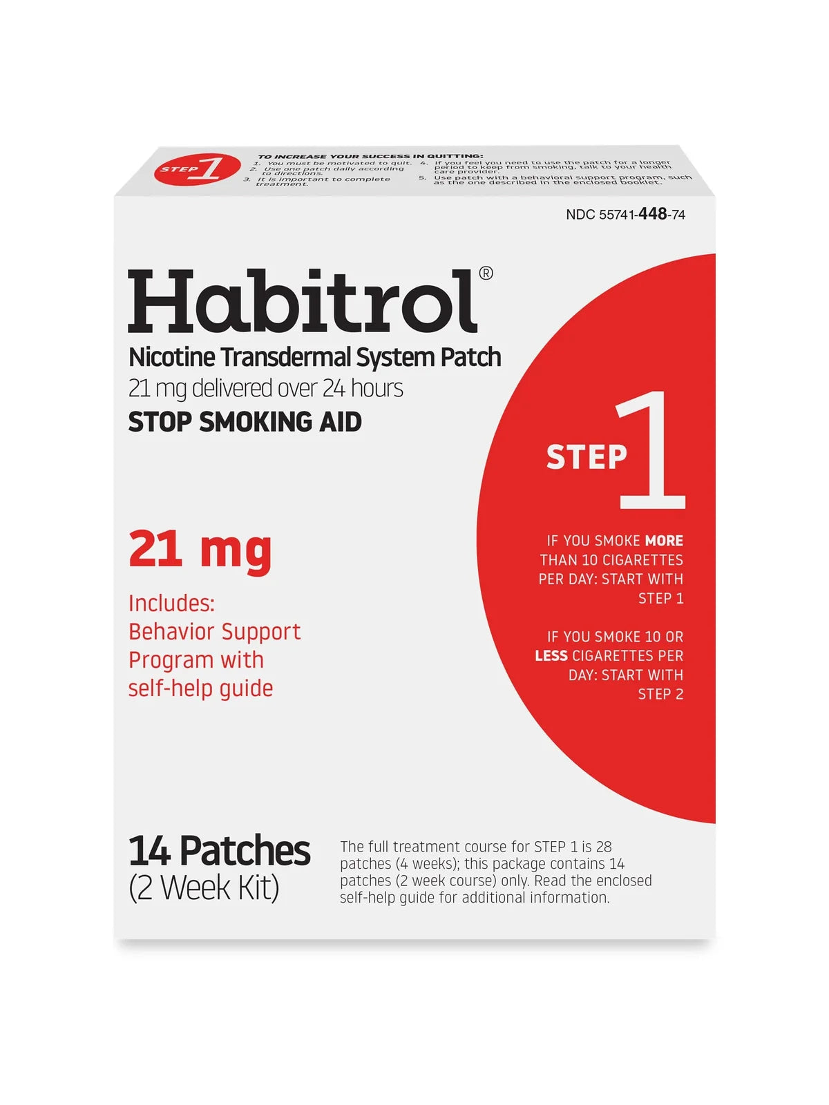 Habitrol® Nicotine Transdermal Patch, 21mg