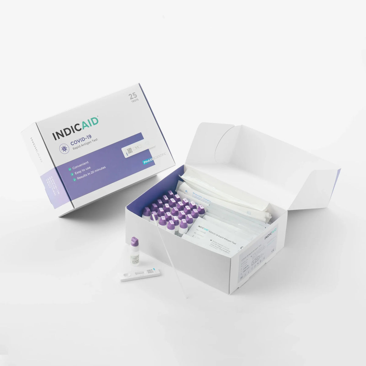 INDICAID® COVID-19 Rapid Antigen [POC] (25 Tests/Kit)