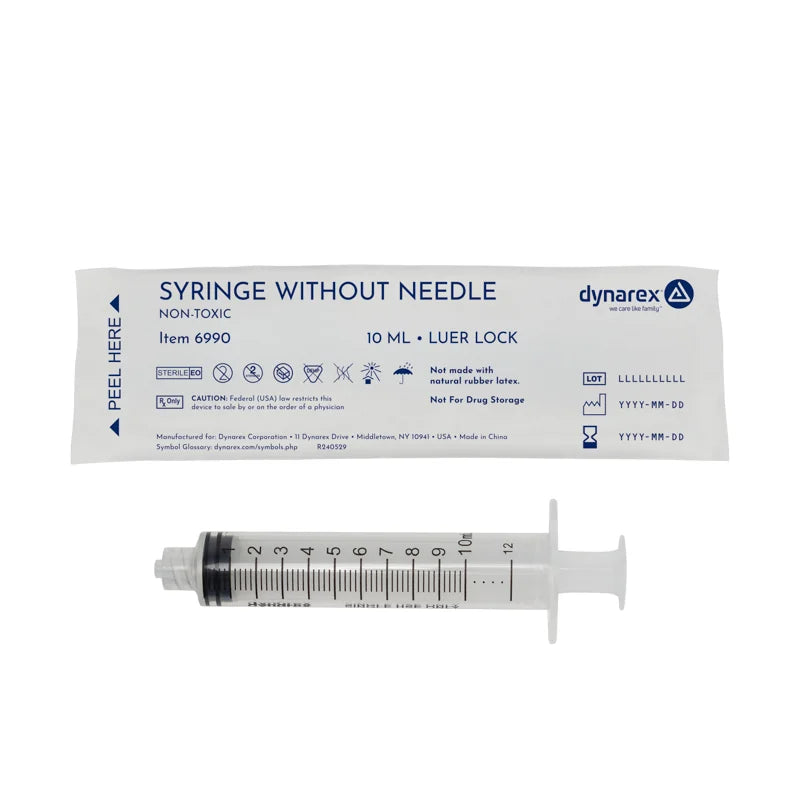 SYRINGE, LL 10CC (100/BX, 10BX/CS)