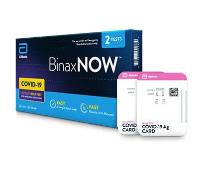 Abbott BinaxNOW™ COVID-19 Antigen Self Test (2 Tests/Kit)