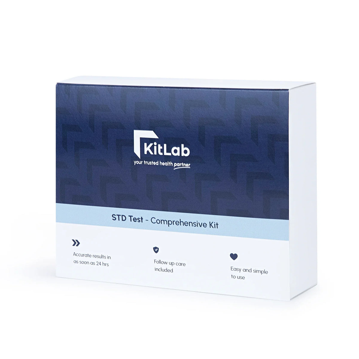 Comprehensive STD Testing Kit Screen for a broader range of STDs, including Chlamydia, Gonorrhea, Trichomonas, HIV 1 & 2, and Syphilis
