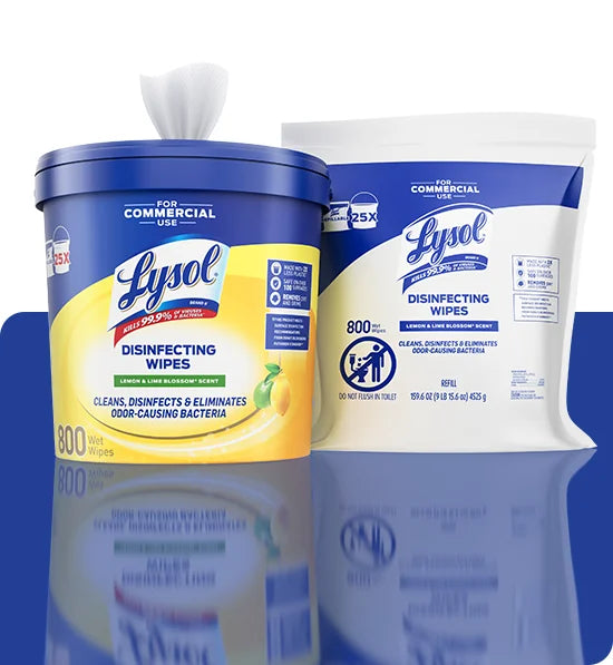 Lysol® Disinfecting Wipe Bucket, Lemon & Lime Blossom, 800 ct, 800 wipes/bucket
