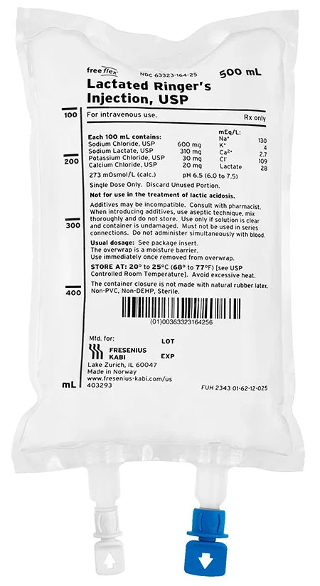 Lactated Ringer's Solution IV Solution 1,000 mL