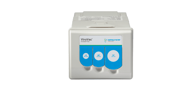Conmed Buffalo Filter Smoke Management: ViroSafe® Extra Long Life Filter, Designed to fit Buffalo Pilter's PlumeSafe Turbo and Porta PlumeSafe 604, Dual Male Ports 7/8" and 1.25", 2/cs