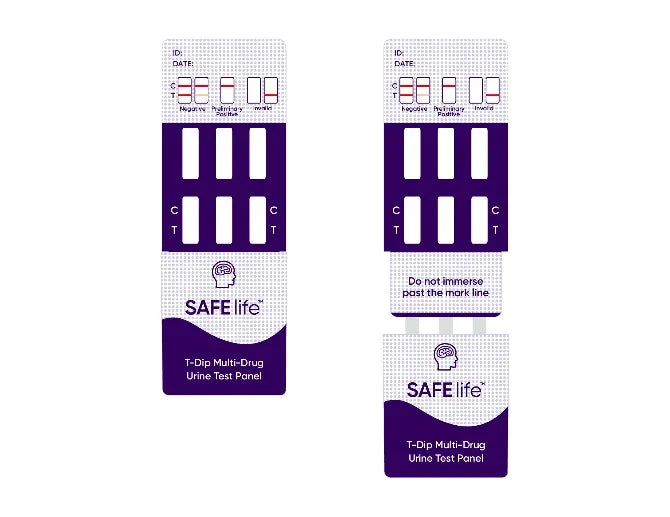 3-Panel THC Multi-Level Dip Card; 15/50/100 ng/mL cutoffs (Wondfo USA WDTH-134M)